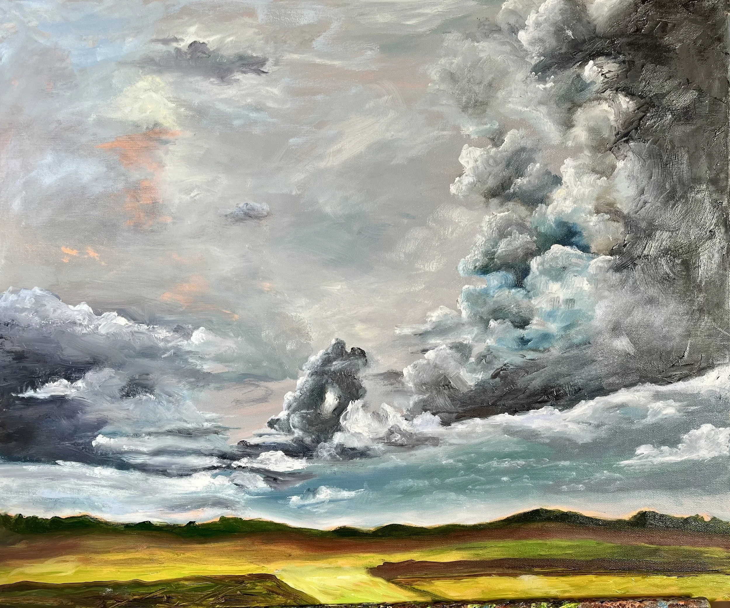 Midwest Sky, 25 x20, oil, Available
