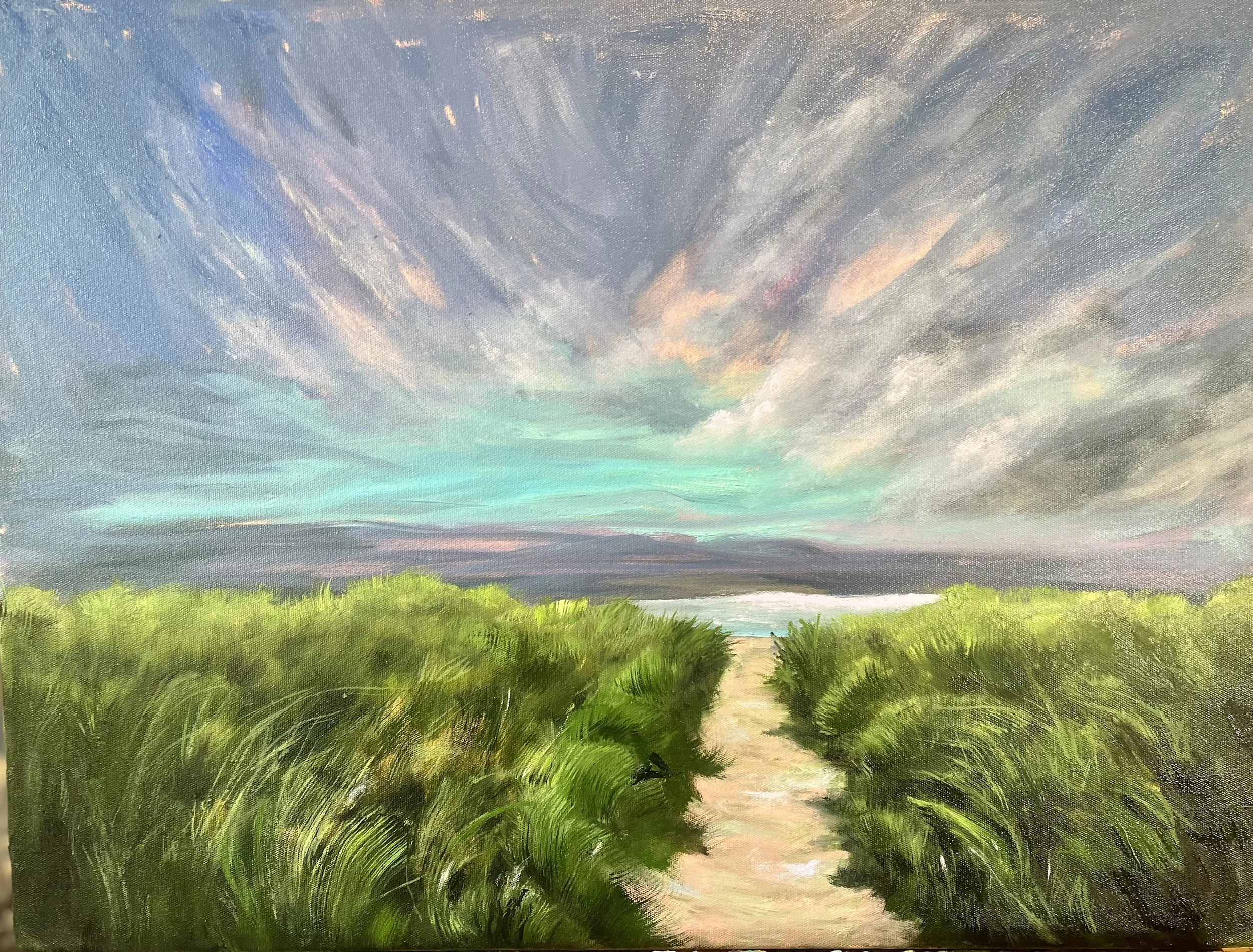 Sleeping Bear Dunes, Michigan, 24 x 18, oil, Available
