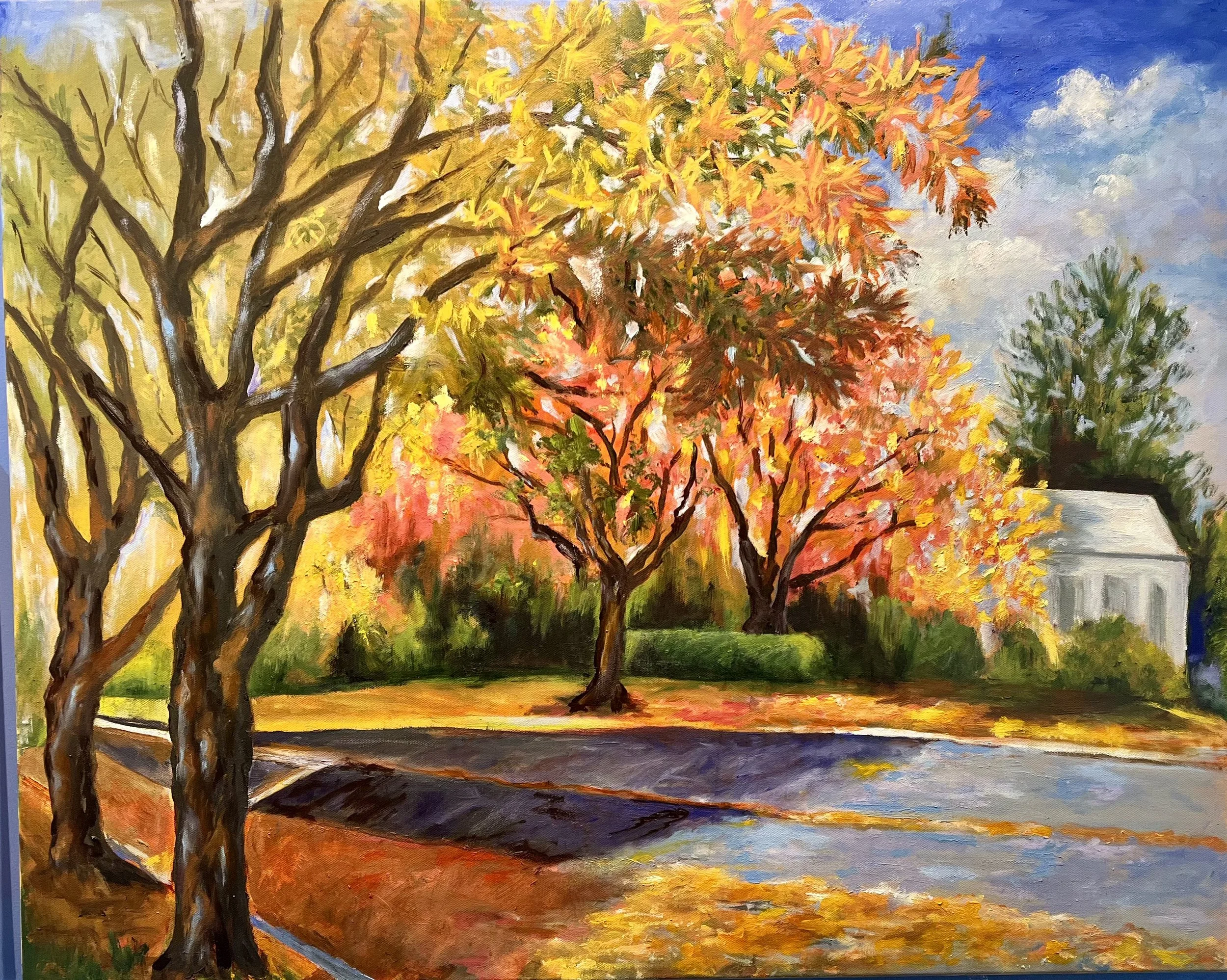 Spring Street, Santa Rosa, 30 x 24, oil, Available
