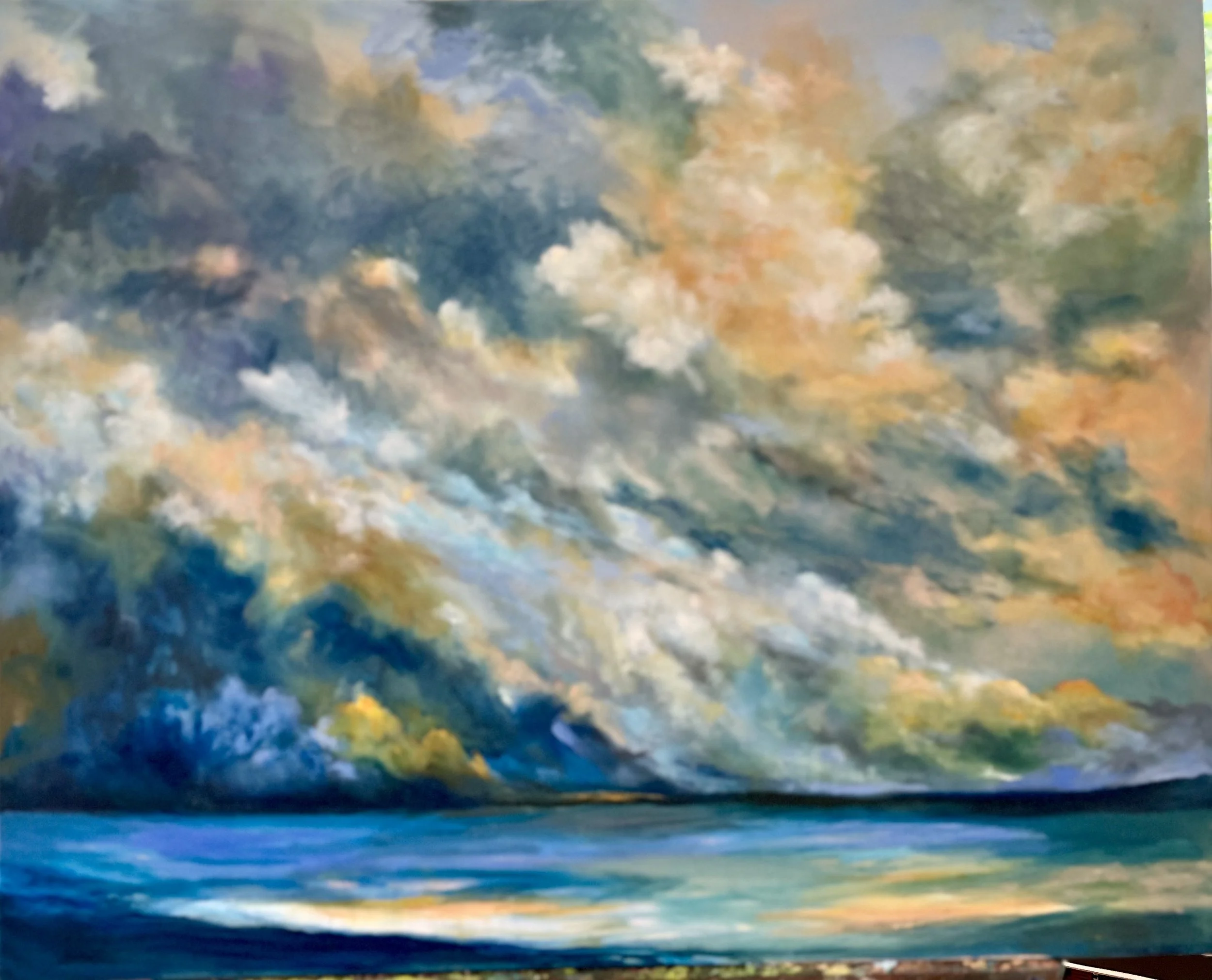 Blue Storm, 30 x 24, oil, Available
