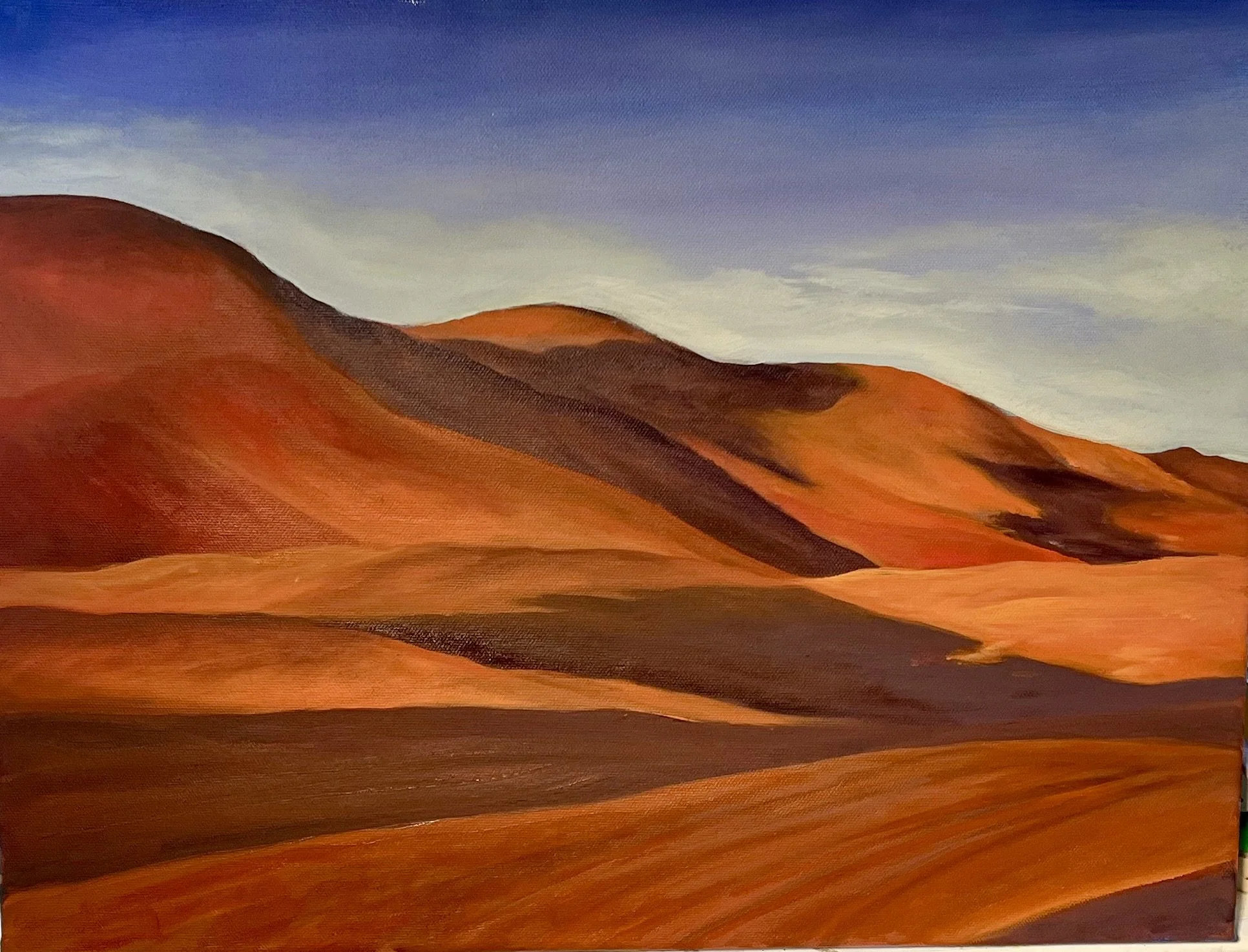 Sahara Dawn, 16 x 12, oil, Available
