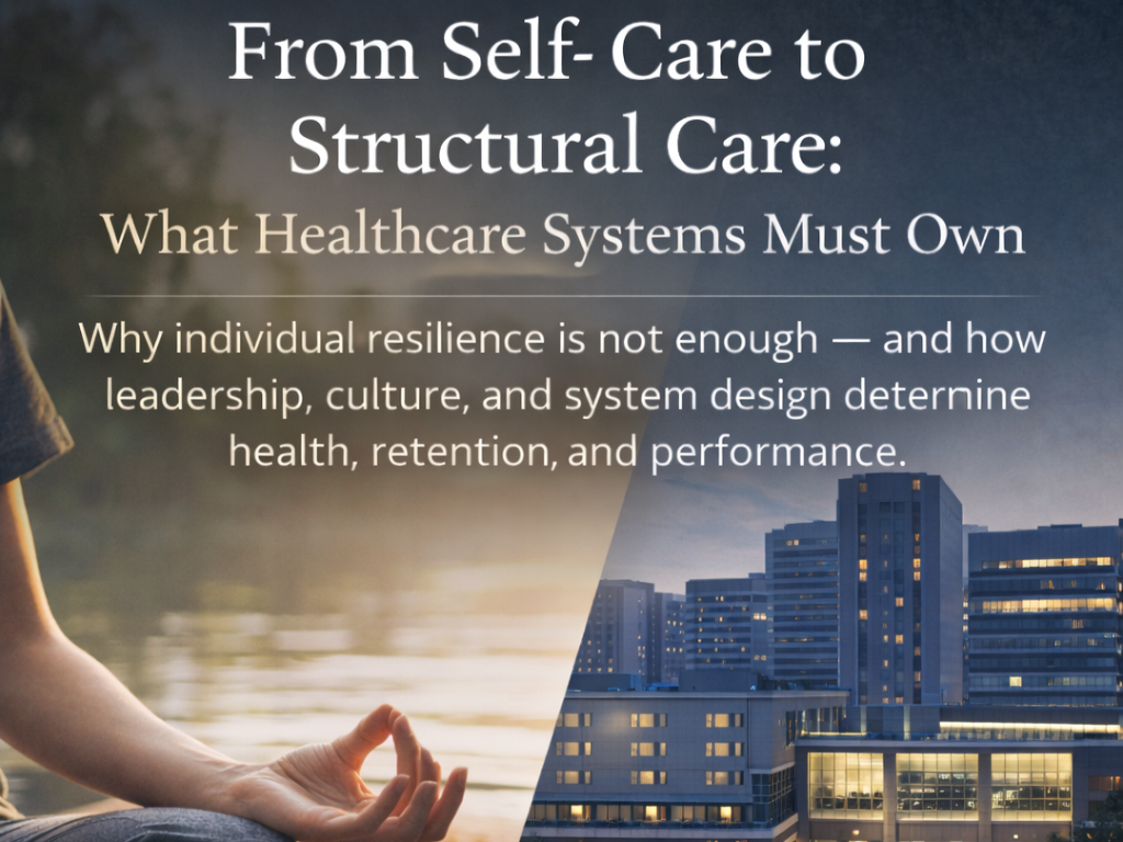 Dr. Jacquelyn Paykel Keynote: From Self-Care to Structural Care: What Healthcare Systems Must Own