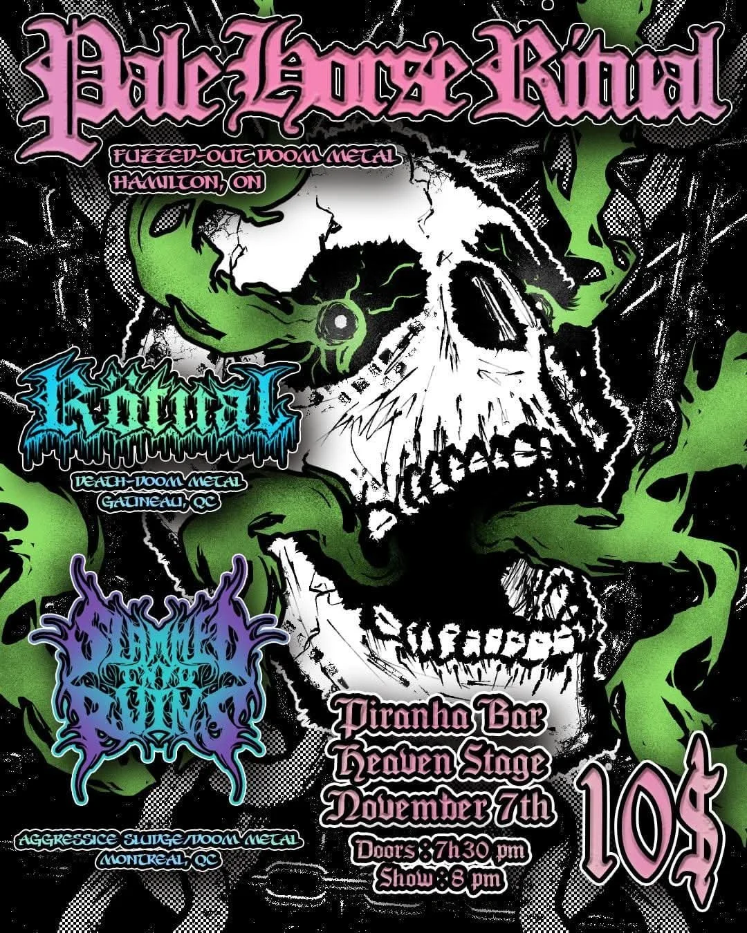 PALE HORSE RITUAL RÖTUAL and SLAMMED INTO RUINS