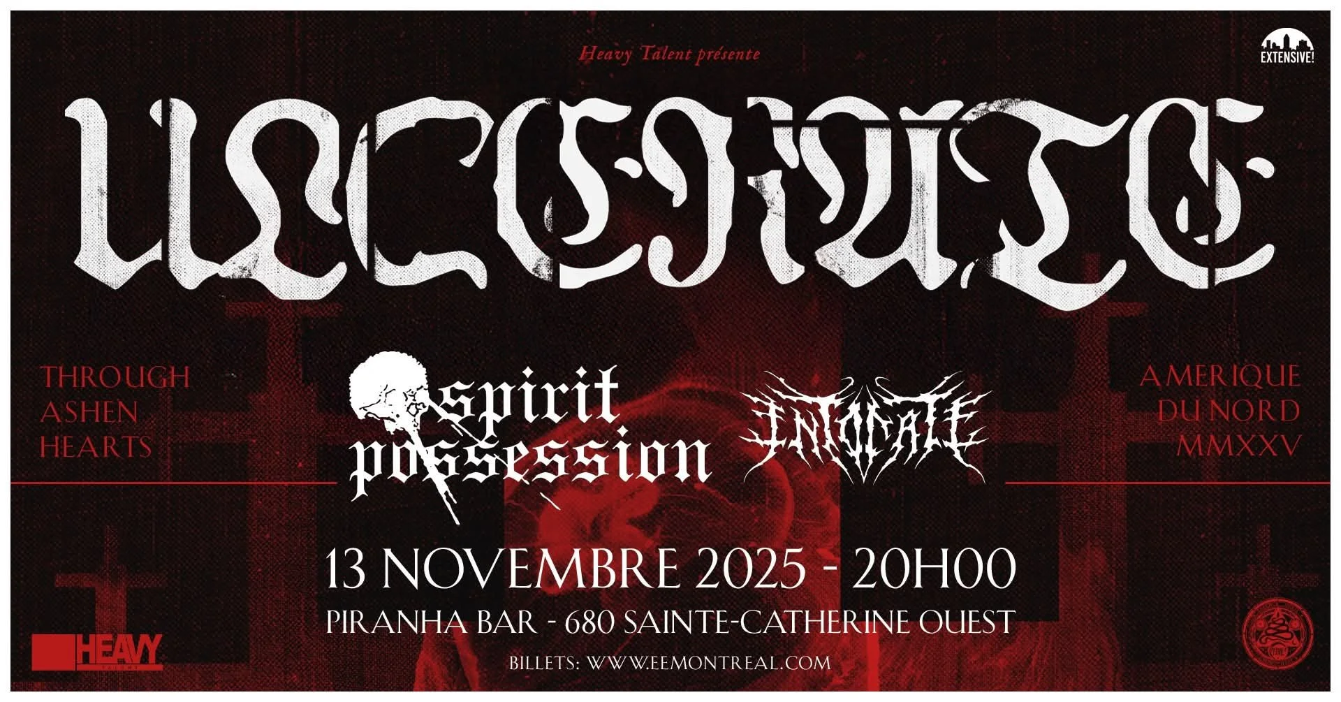 ULCERATE, SPIRIT POSSESSION and INTONATE