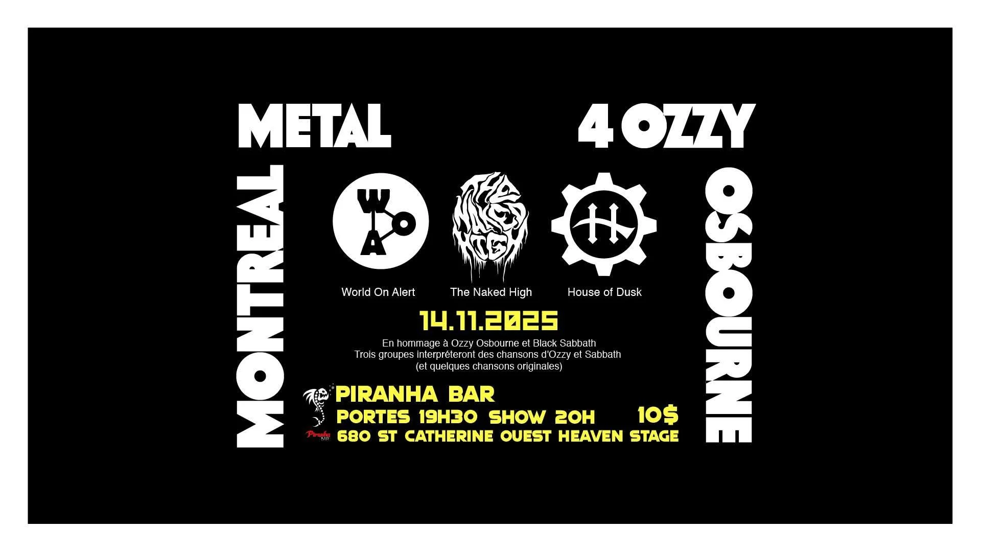Montreal Metal 4 Ozzy Osbourne