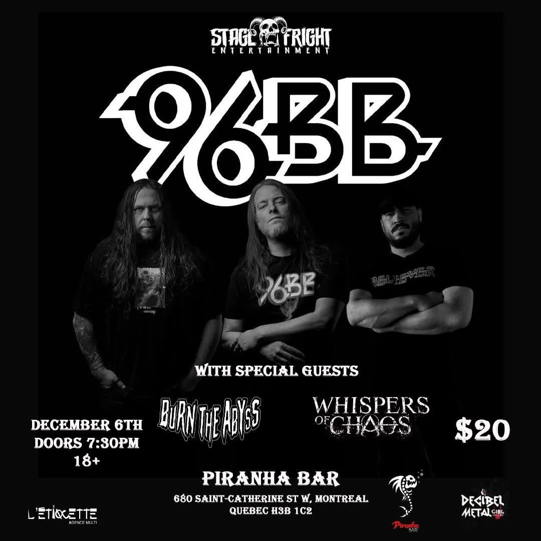 96 BITTER BEINGS, BURN THE ABYSS and WHISPERS OF CHAOS