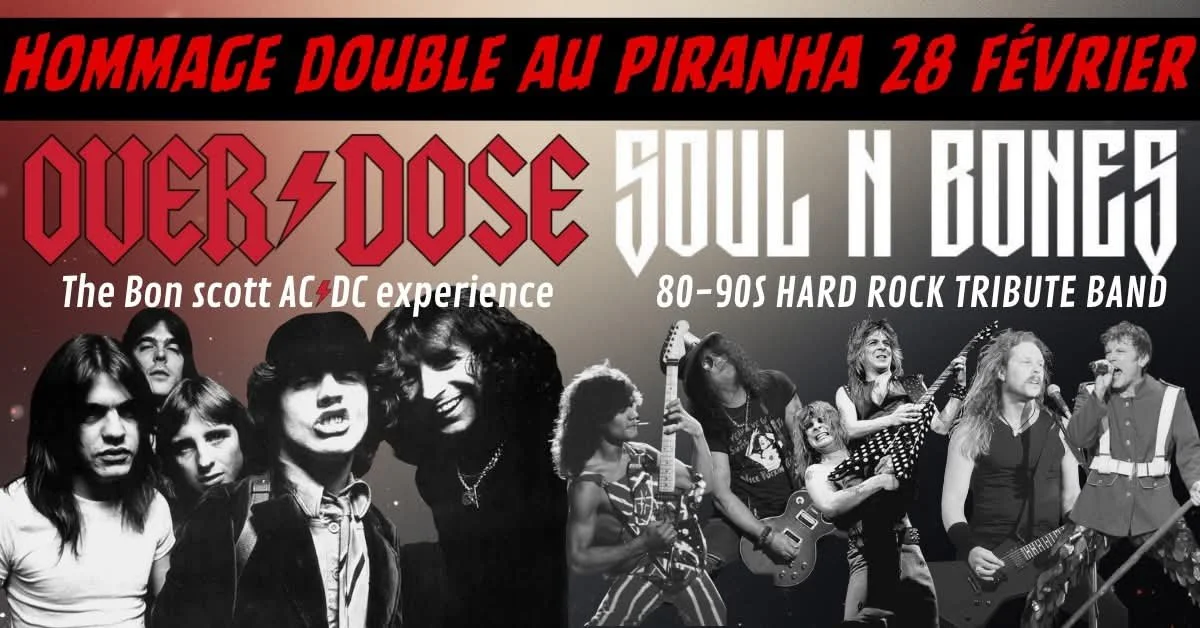 Soirée Hommage Double AC/DC et au HARDROCK Des 80's-90's 