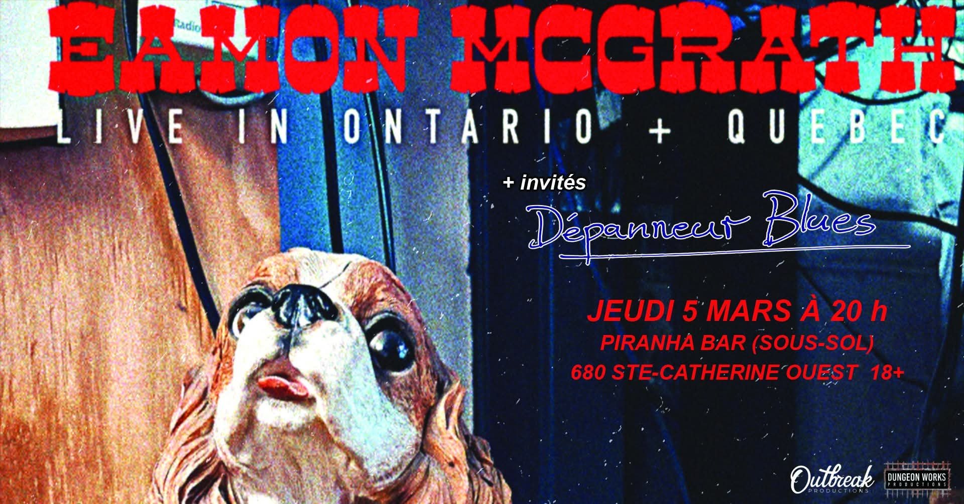 EAMON MCGRATH et DÉPANNEUR BLUES
