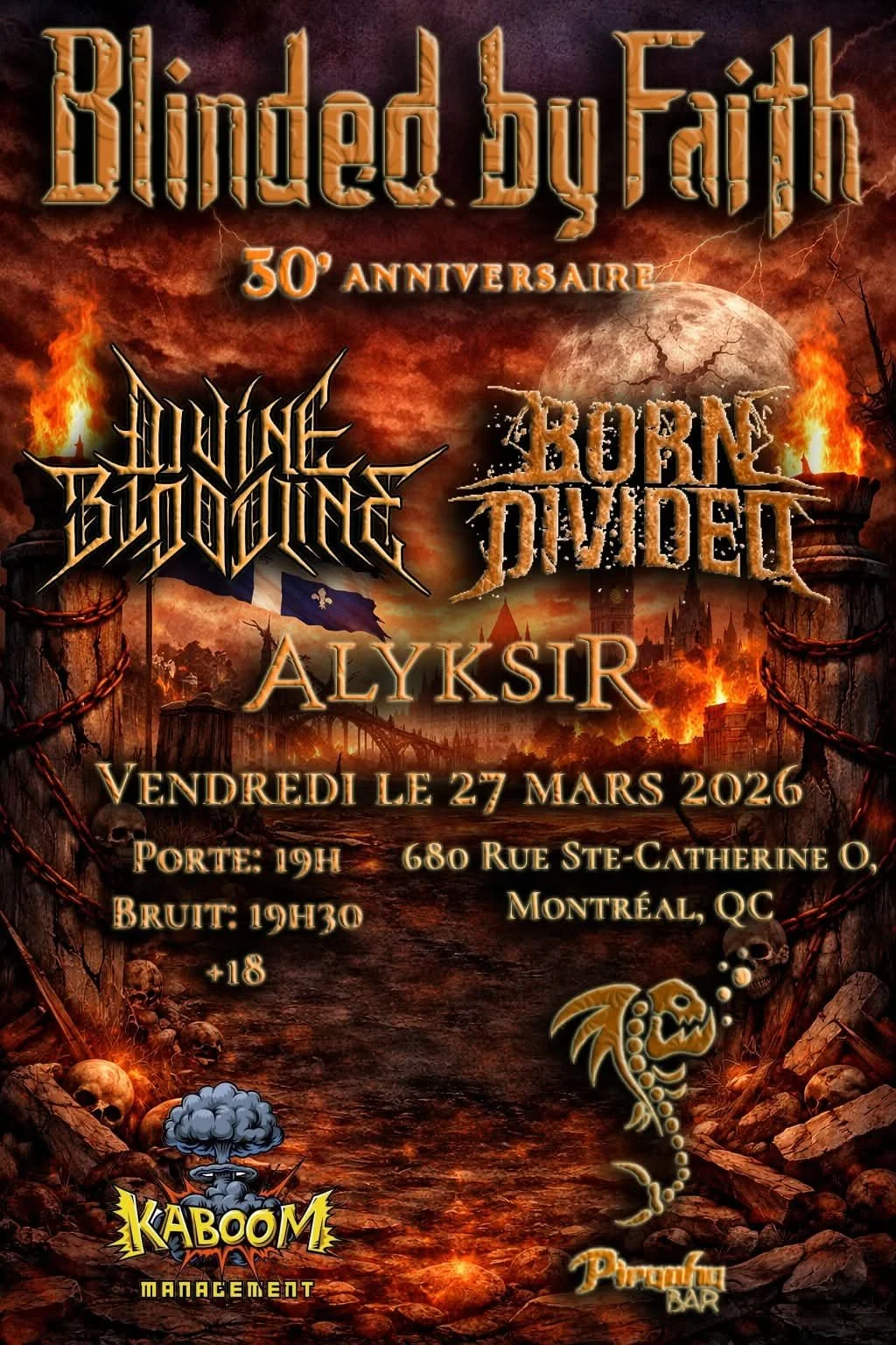 BLINDED BY FAITH, DIVINE BLOODLINE et ALYKSIR