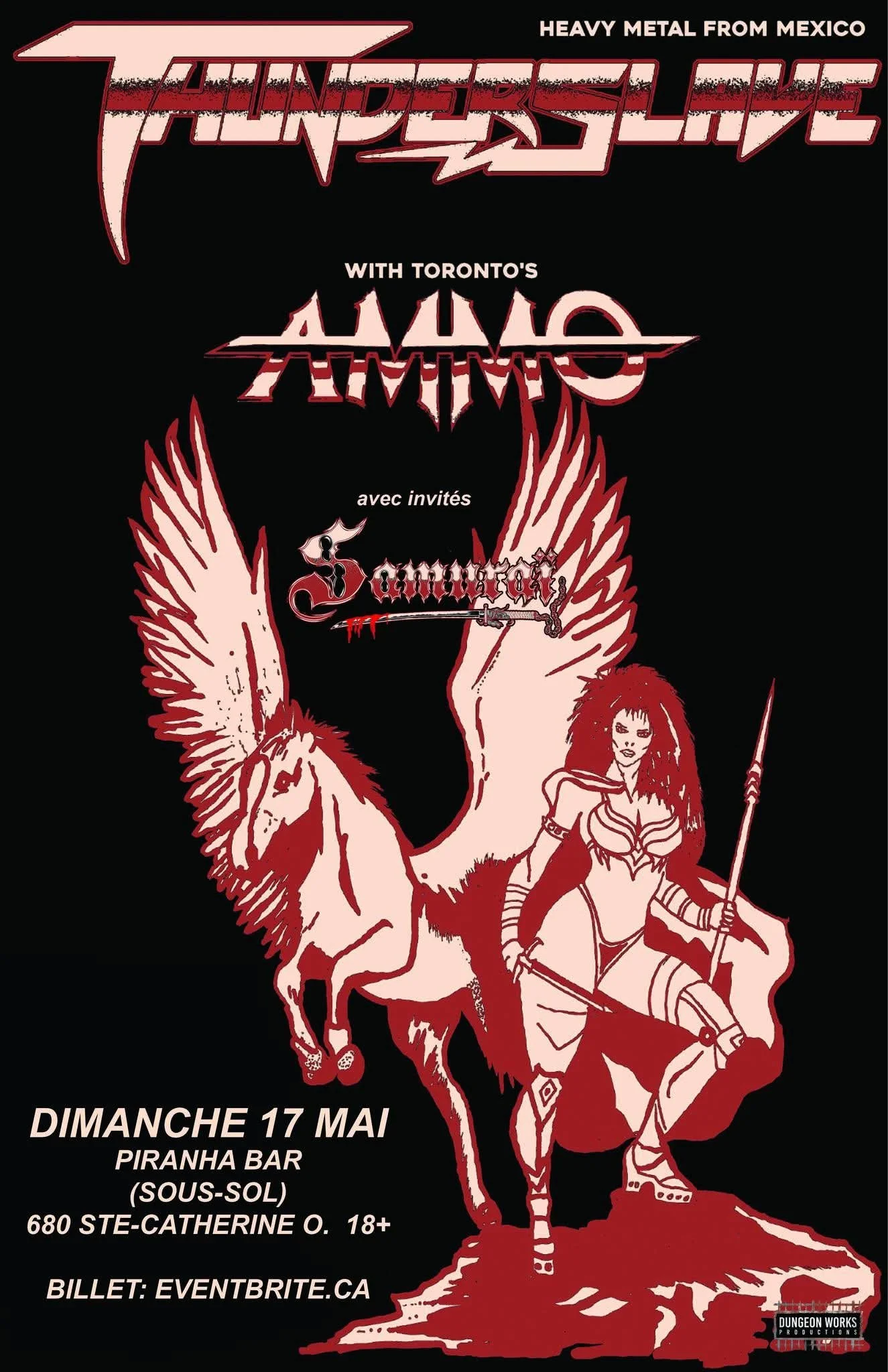 THUNDERSLAVE, AMMO et SAMURAÏ