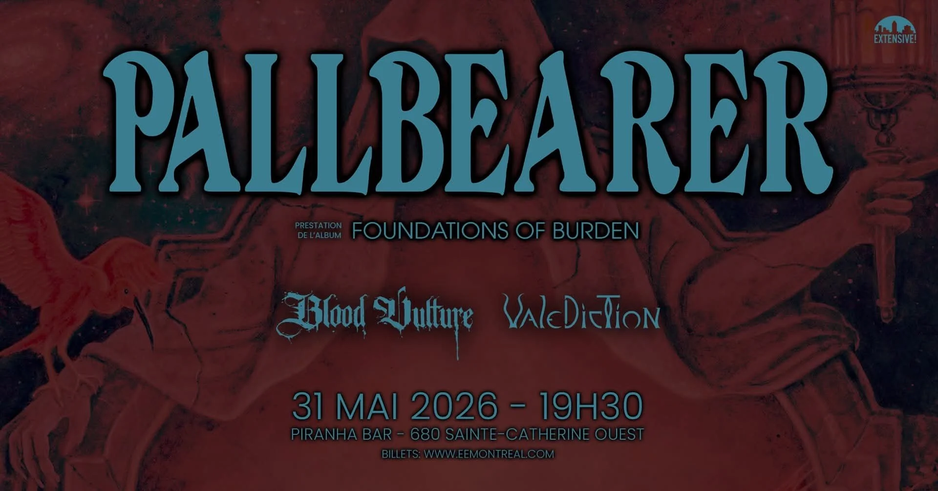 Pallbearer, Blood Vulture et Valediction