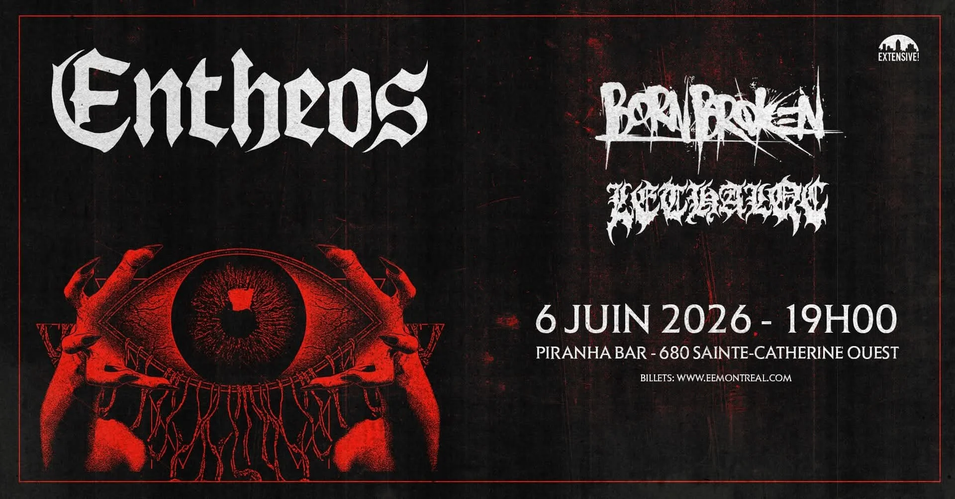 Entheos, BornBroken et Lethal QC