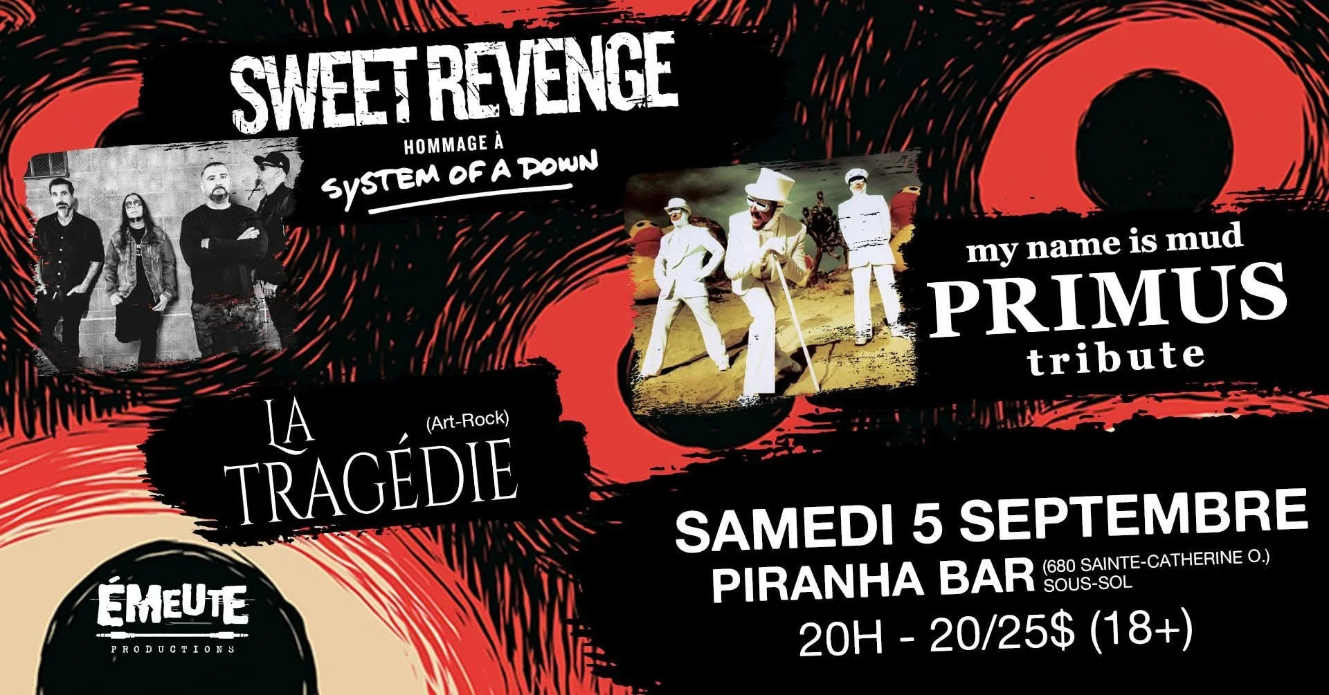 SWEET REVENGE, MY NAME IS MUD et LA TRAGÉDIE