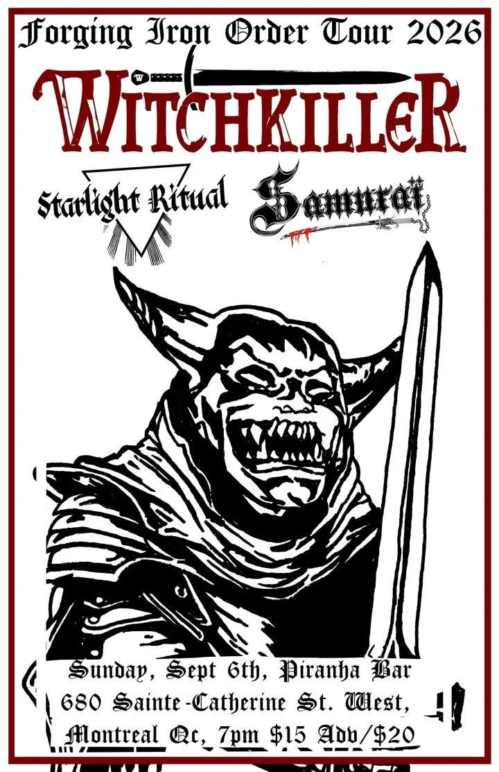WITCHKILLER, STARLIGHT RITUAL et SAMURAÏ