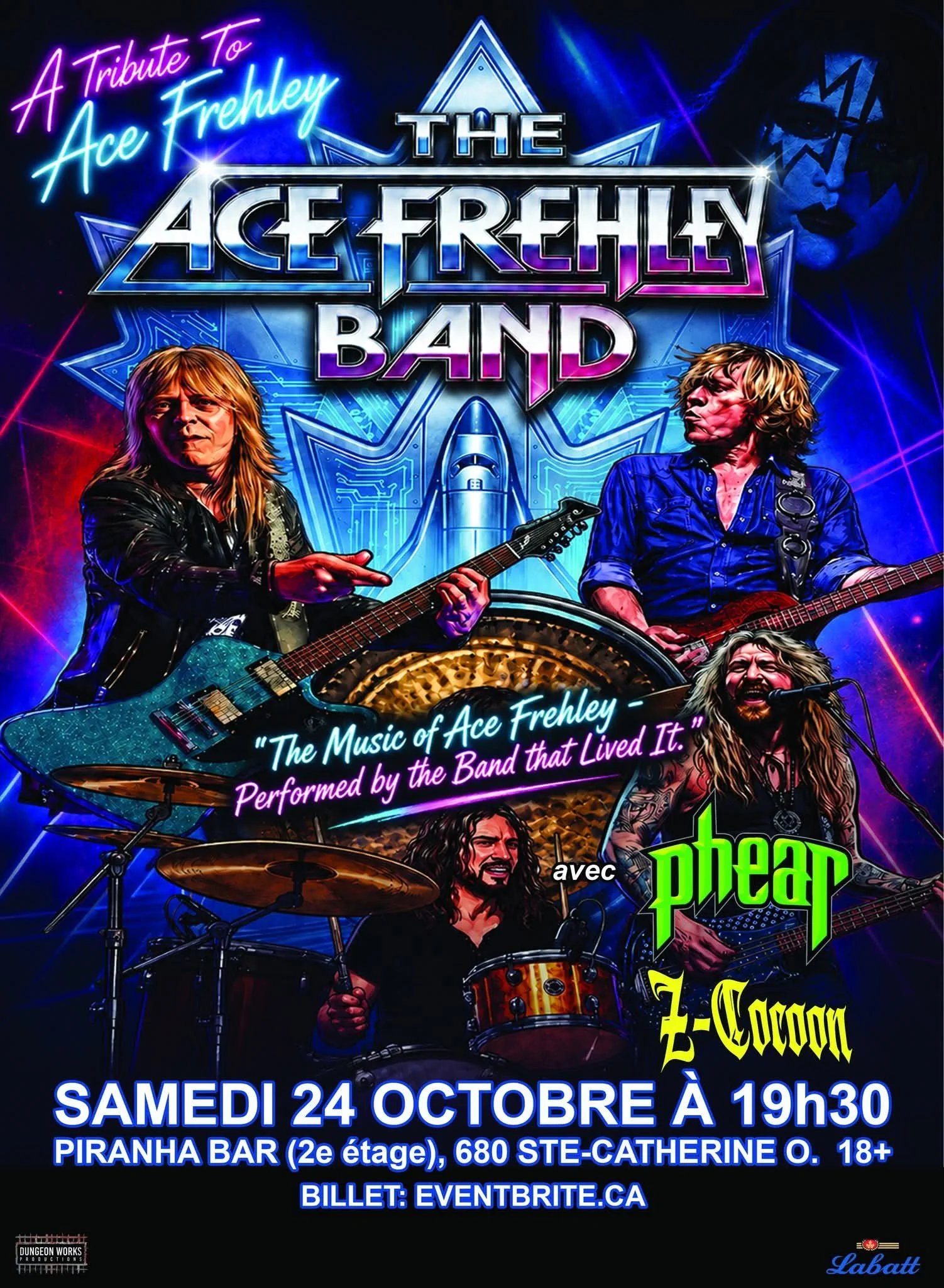 THE ACE FREHLEY BAND, PHEAR et Z COCOON