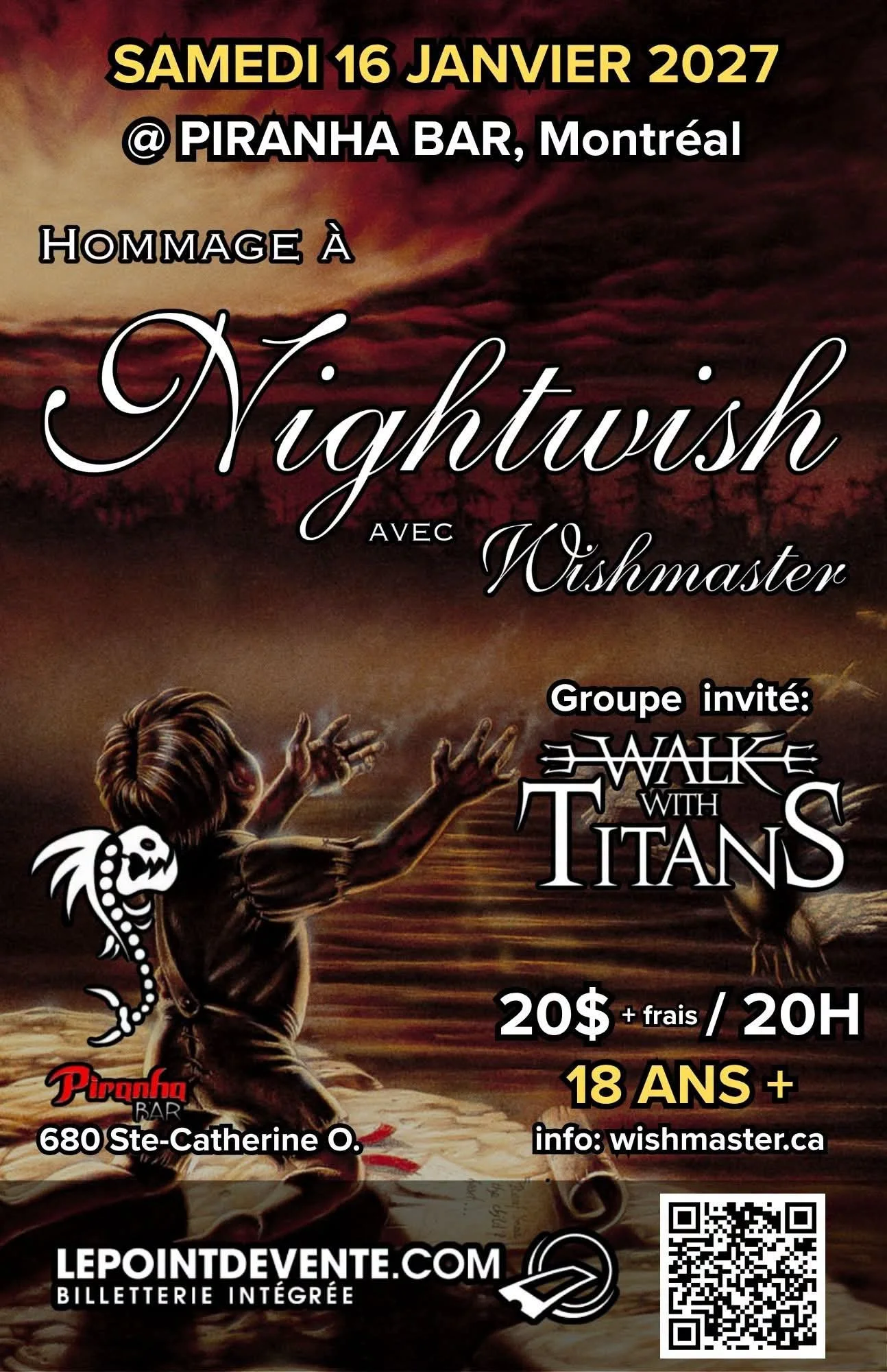 WISHMASTER et WALK WITH TITANS