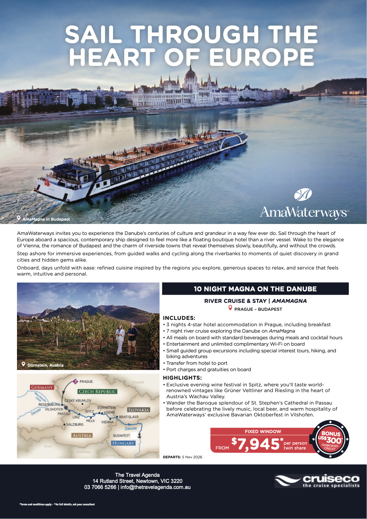 Ama Waterways: Sail through the heart of Europe