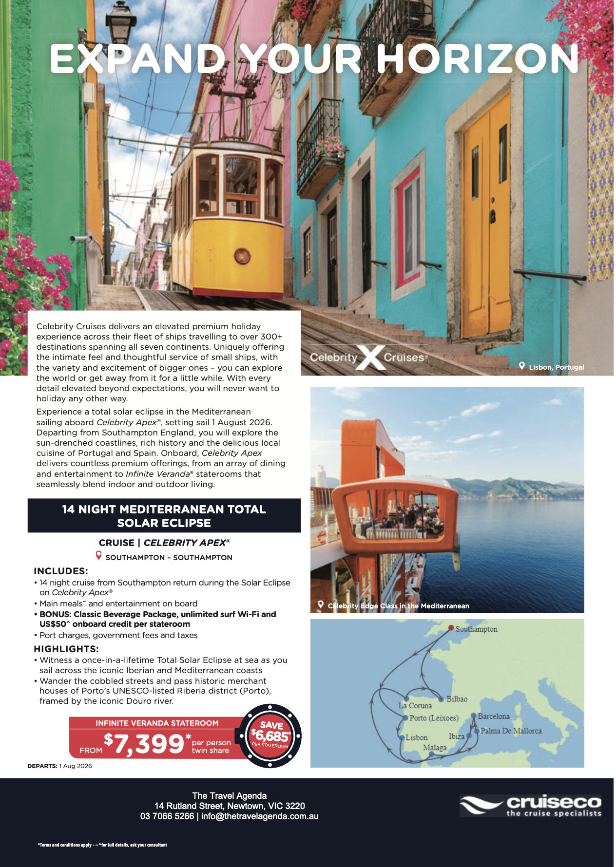 Celebrity Cruises: Expand your horizon