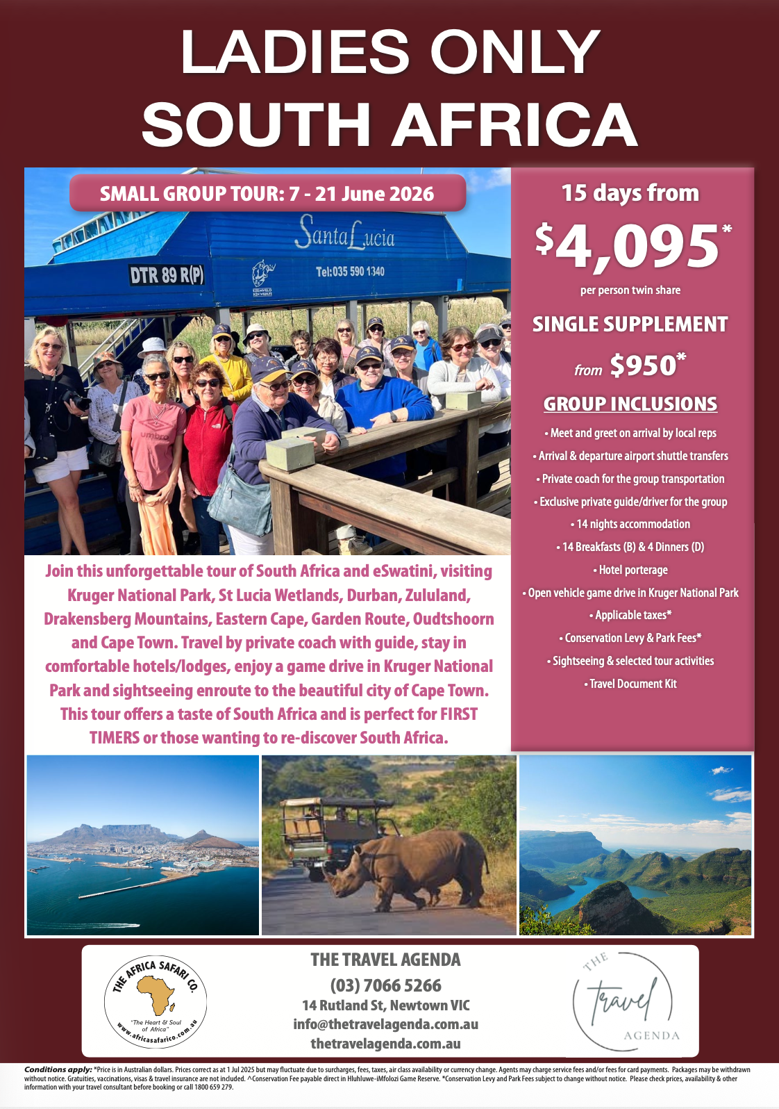 Ladies only South Africa