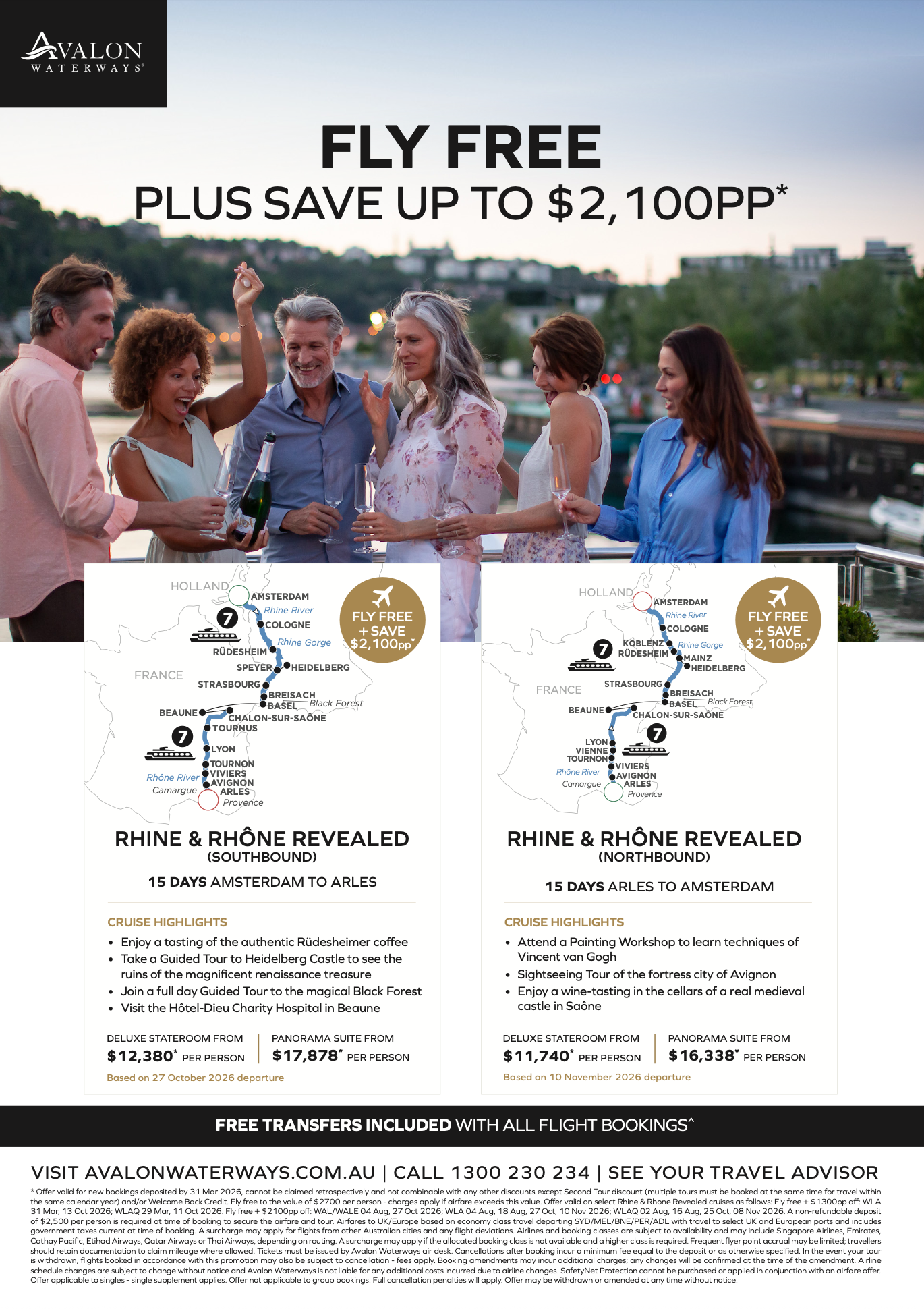 Avalon Rhine and Rhone revealed