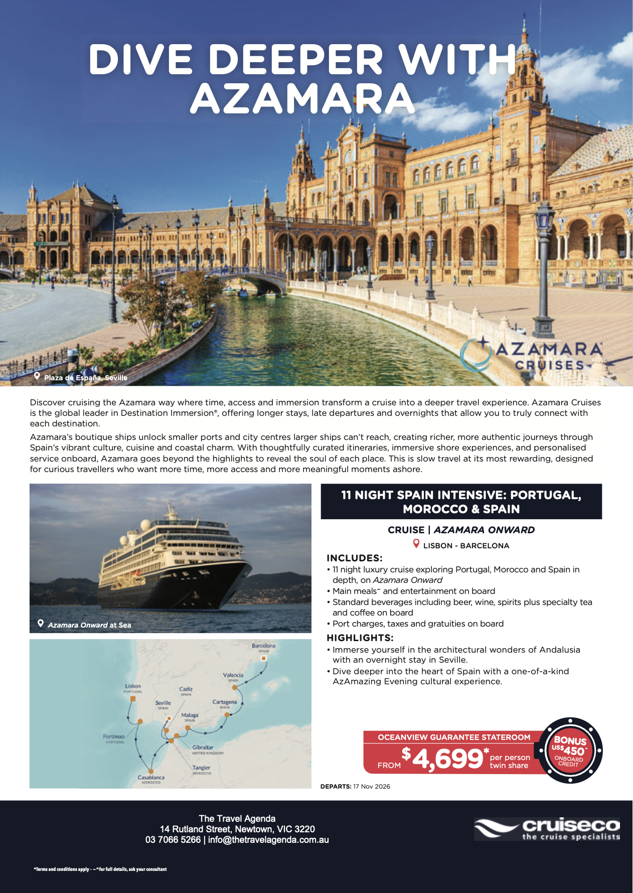 Azamara Cruises: Dive deeper with Azamara