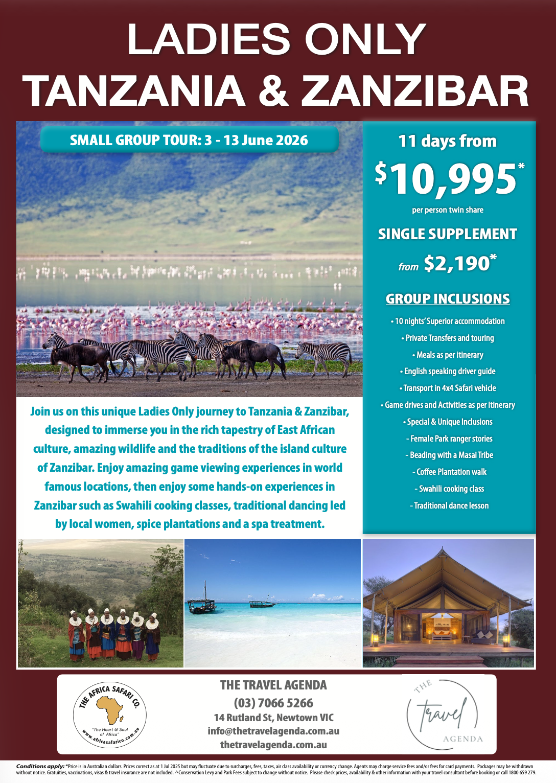 Ladies only Tanzania and Zanzibar