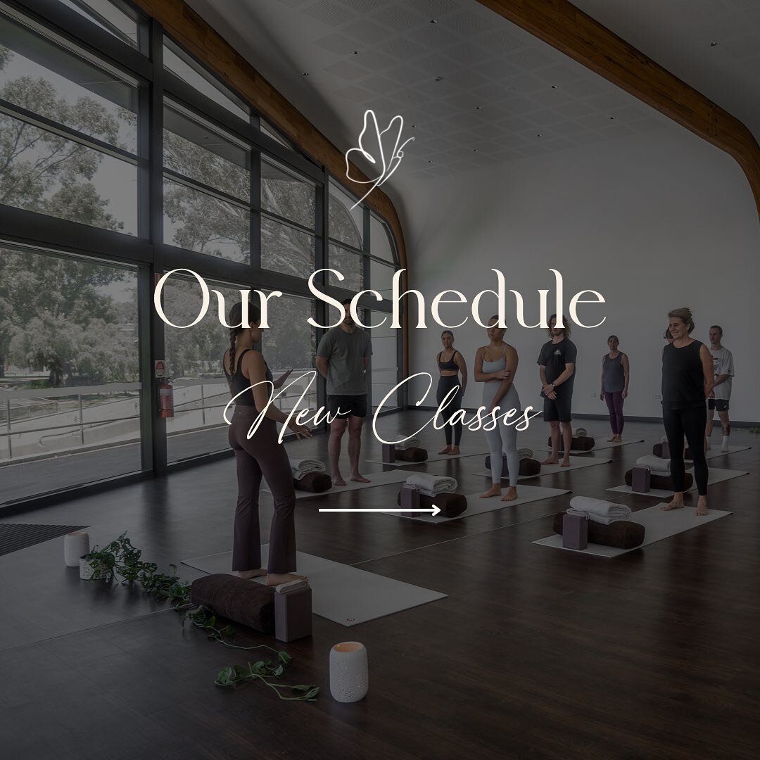 WE&rsquo;RE BACK! 

On Monday, we are back with Vinyasa at 6:15pm but you might notice the class types have slightly changed. 

From 29 May, this will be our new weekly schedule. 

Link in bio for more information. 

&bull;
&bull;
&bull;
&bull;
&bull