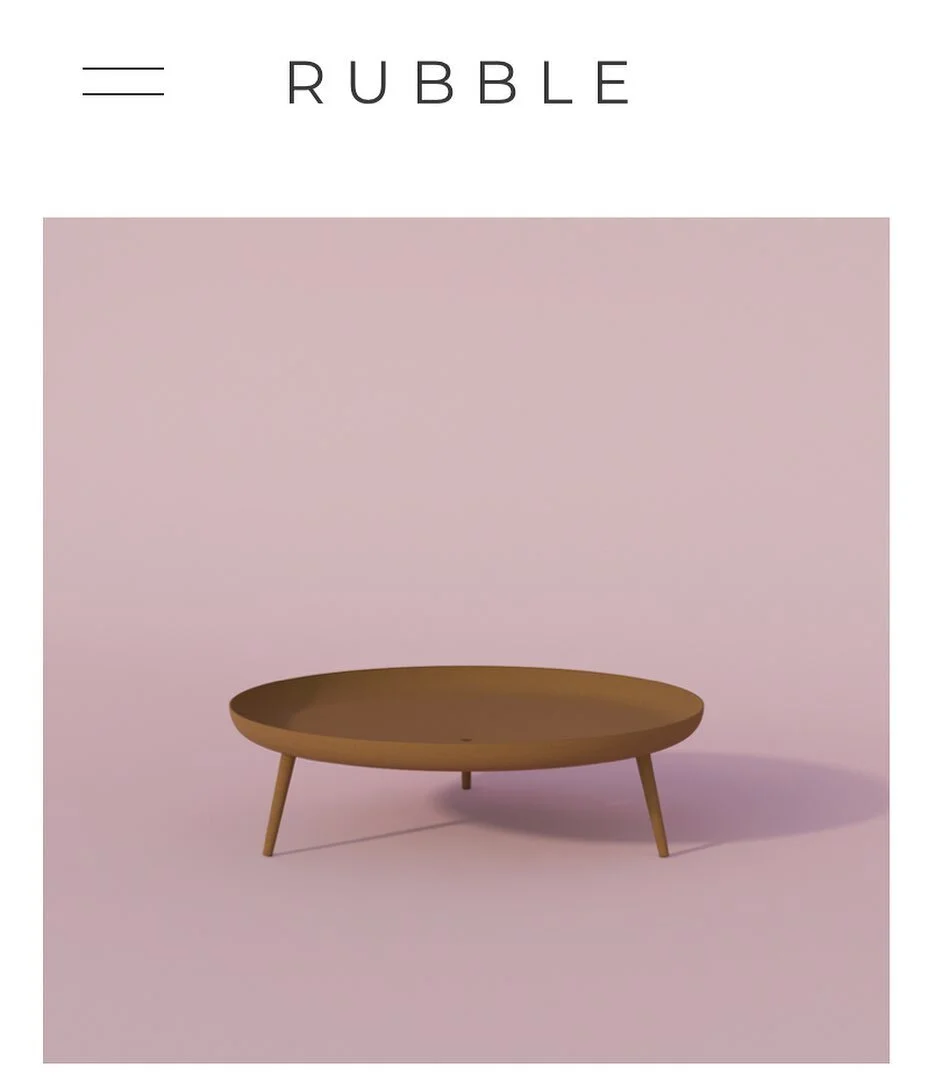 Our mid century inspired fire pit.  Check them and a bunch of other things on our new web site. https://www.rubblelandscapes.com.au/store