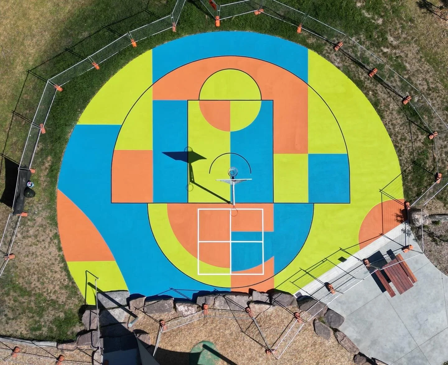 @artcourts @manninghamcouncil #basketballcourt #basketball