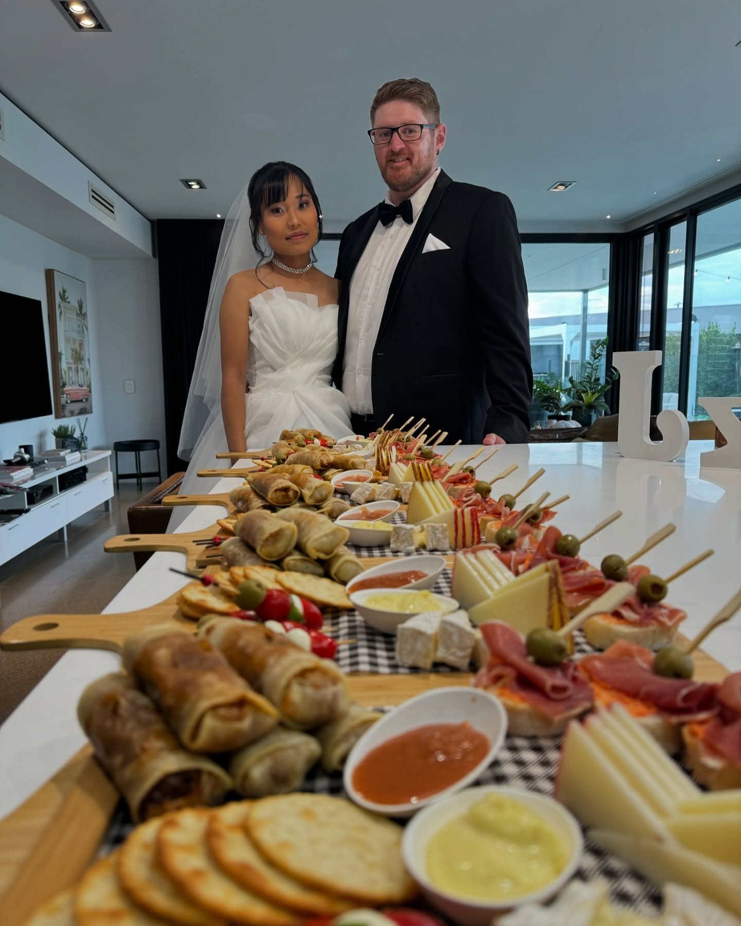 Congratulations JJ &amp; Rick for your wedding last Saturday in #Mulwala. Thank you so much for having us to cater on your special day. The best Paella, Tapas and Tiradito Fish (Peruvian recipe with a Raw Fish) was in the menu. From small and intimat