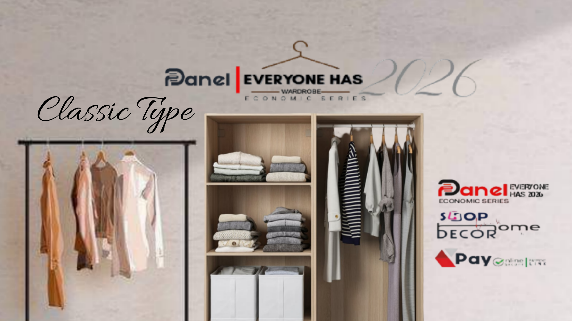 D-PANEL SMART  WARDROBE ( classic type )