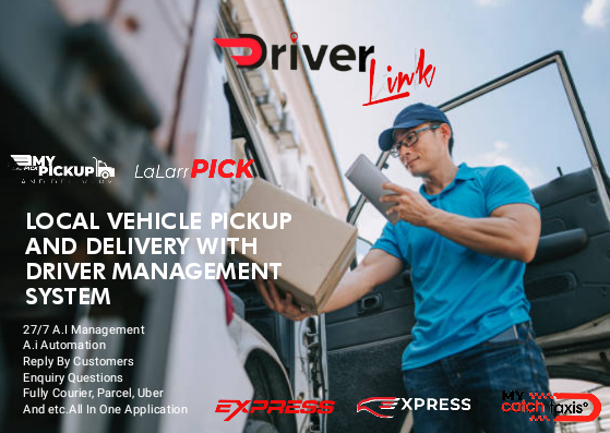 Local Courier With Pickup & Delivery Services Template