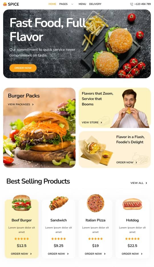 Spice - Fast Food & Delivery