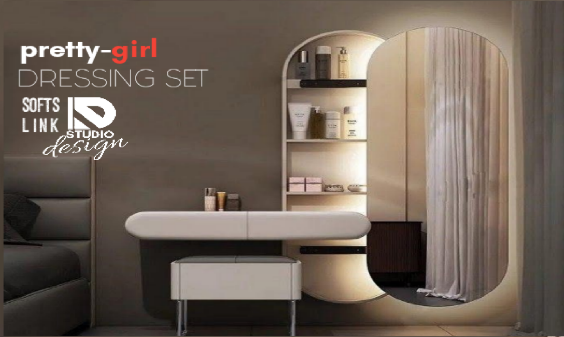 SHOP-LINK HOMEDEC | PRETTY GIRL DRESSING SET