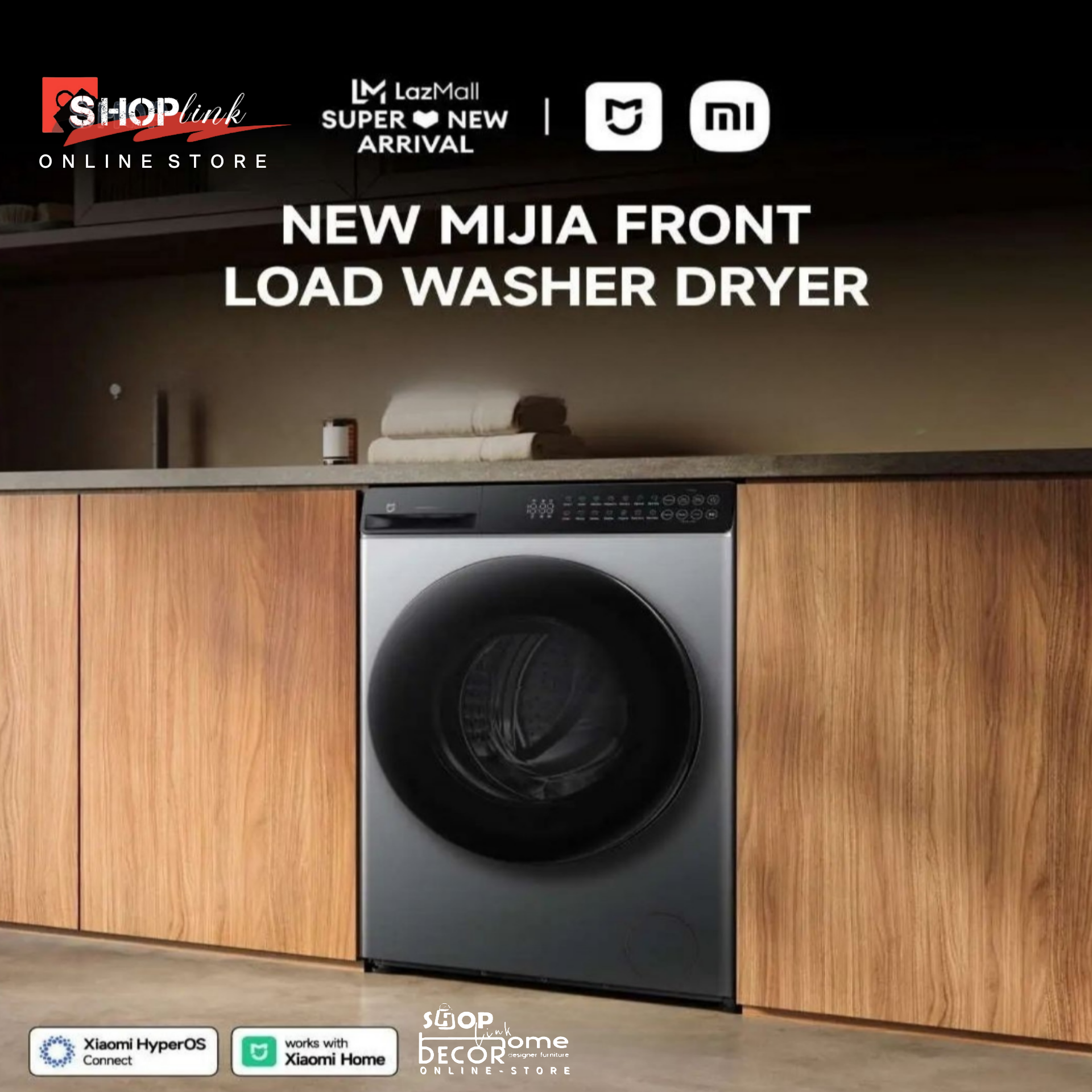 Mijia Front Load Washer Dryer 10.5kg/7kg (Model: WD105MJA10MY)