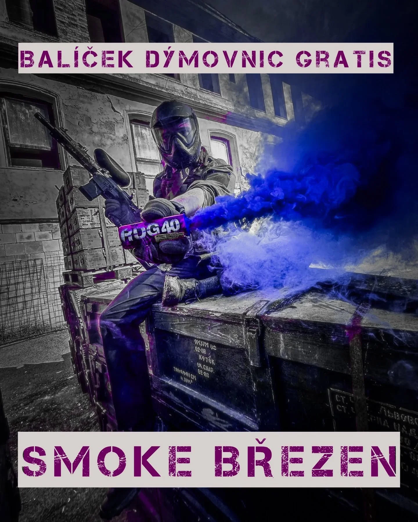 Akce - SMOKE BŘEZEN

Ke každ&eacute; rezervaci Paintball, dostane do konce března do t&yacute;mu bal&iacute;ček d&yacute;movnic zdarma 🔥

Pyro povoleno, nov&eacute; d&yacute;movnice skladem, je na čase to tady zakouřit 😎