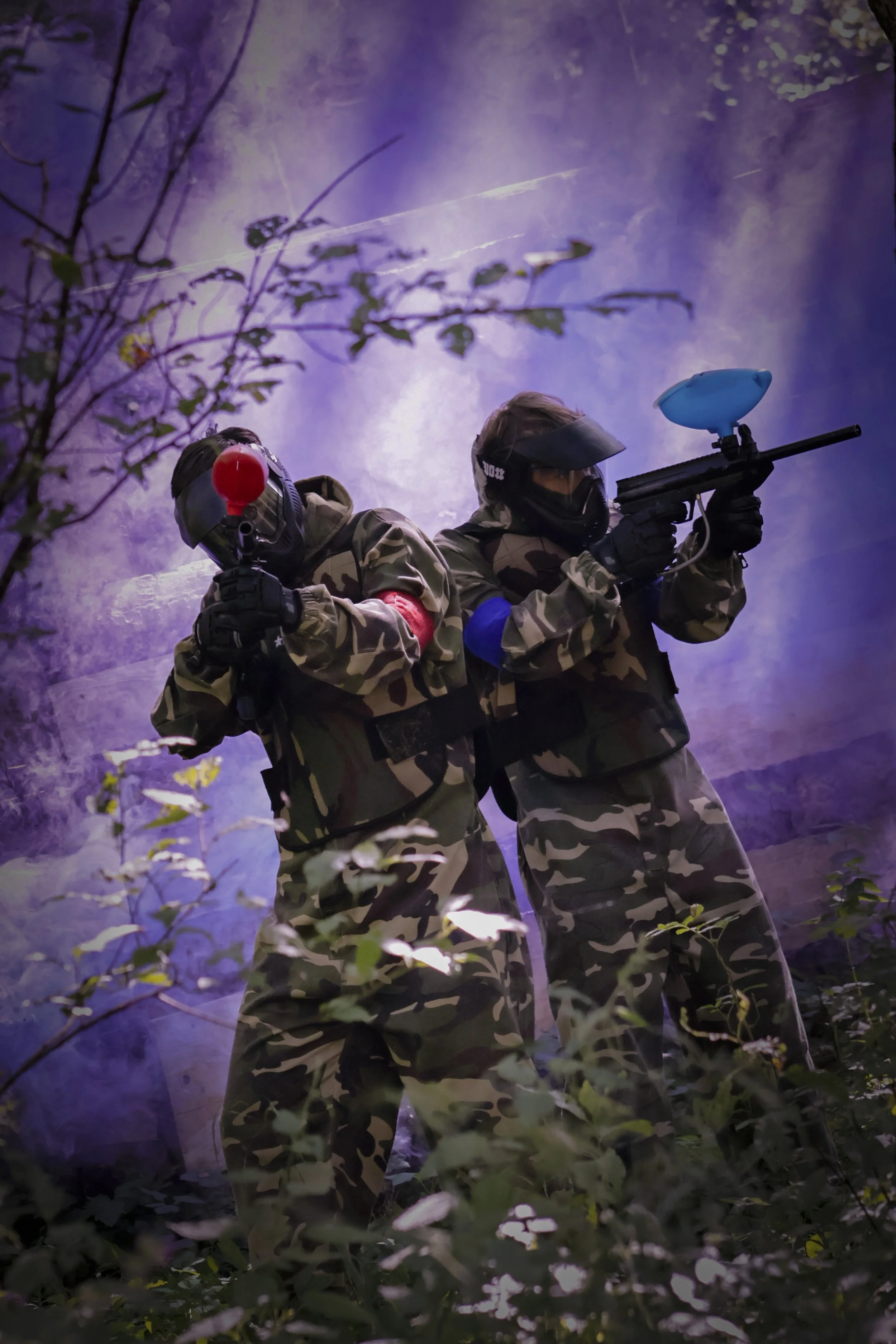 Adrenalinový paintball nedaleko Děčína v paintball aréně v České Kamenici