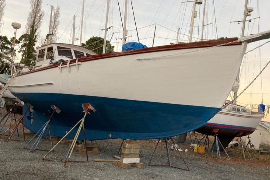1962 Concordia Motorsailor. Asking $50,000. (For sale by owner. Yacht is in Deltaville, VA.) More information: 