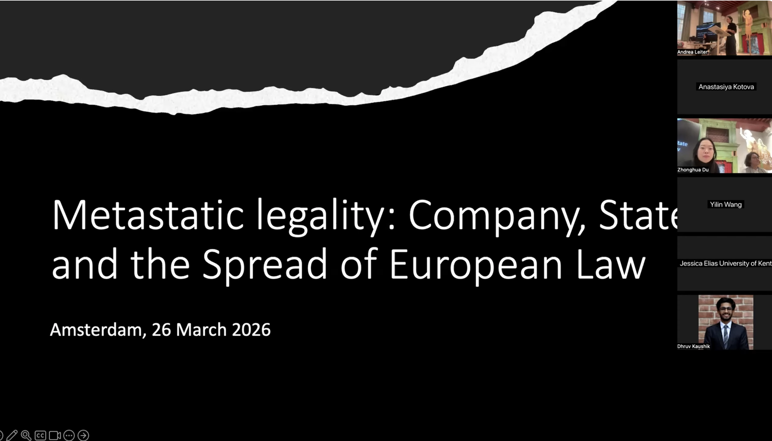 Metastatic Legality: Companies, States and the Spread of European Law