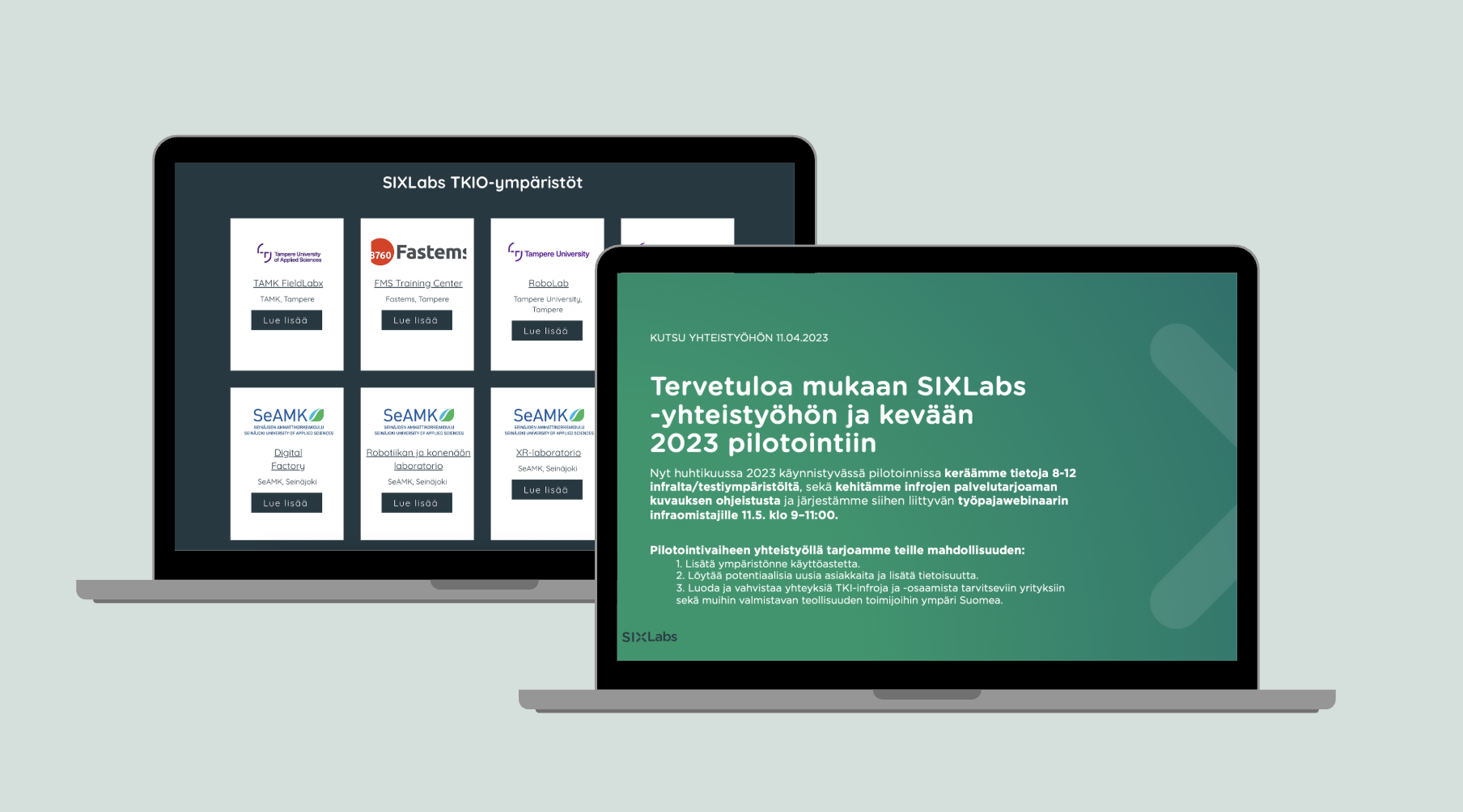 SIXNET TKIO-infrastruktuurit ja testiympäristöt – viestintä- ja visualisointikokonaisuuden suunnittelu ja toteutus