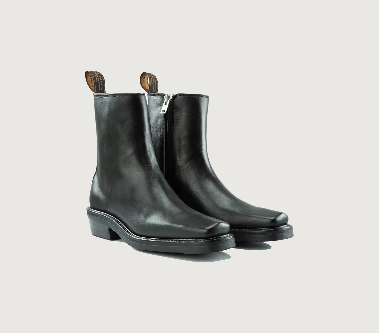Llife SLIGHT SQUARE ZIP BOOTS Llife SLIGHT SQUARE ZIP BOOTS / 商品 