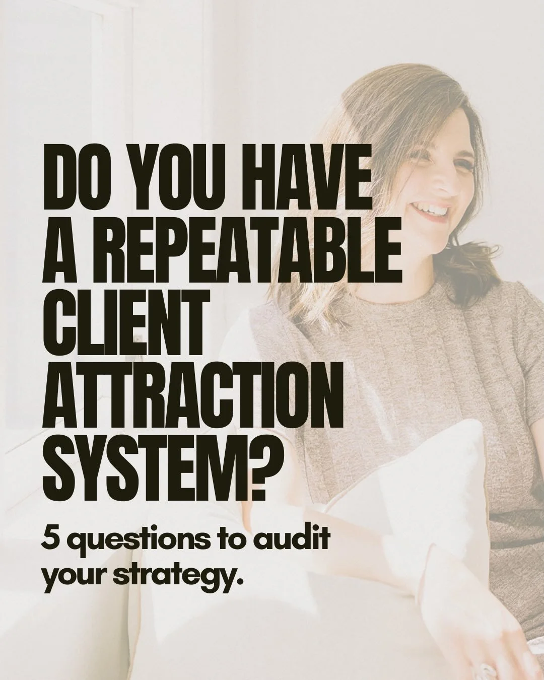 If you want a clear, calm, sustainable approach to attracting and signing coaching clients (without chasing algorithms or trends)

Momentum is where we turn your positioning, offer and marketing into a repeatable client attraction rhythm.

So your bu