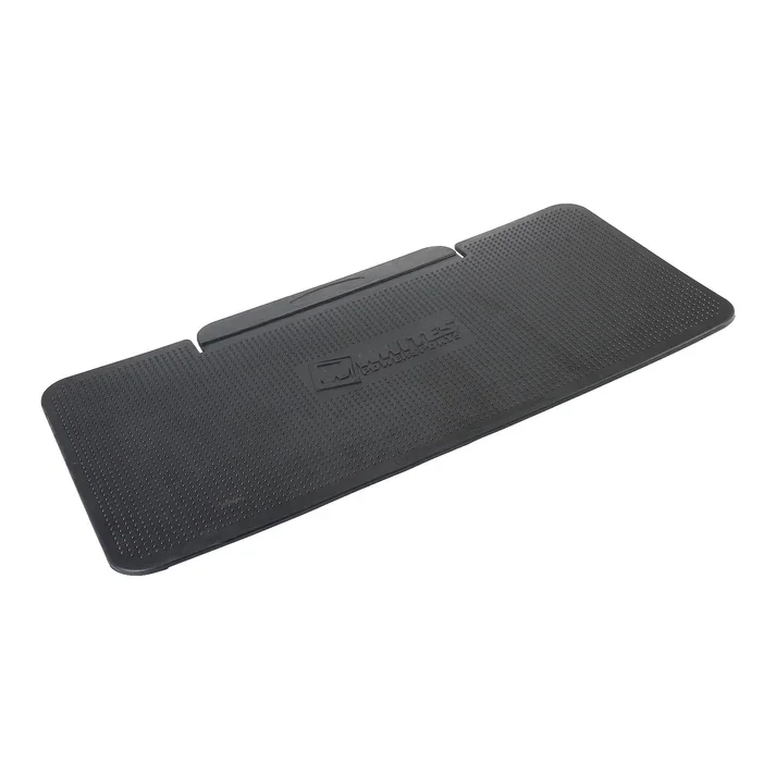 A black Modway balancing board with textured surface and a raised logo in the center.