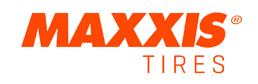 Maxxis Tires logo with the word 'MAXXIS' in large orange letters and 'TIRES' below in smaller orange letters.