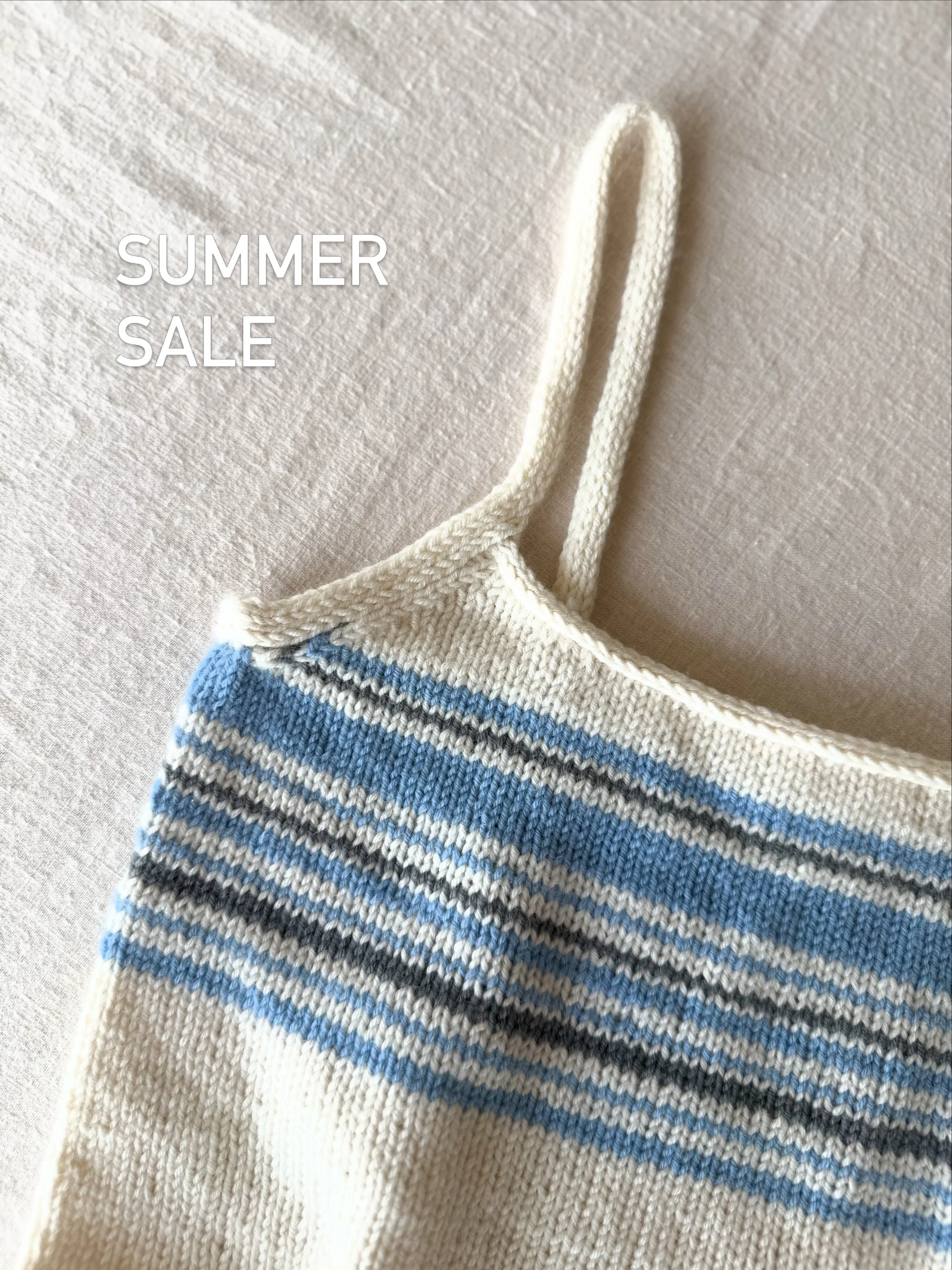 pre-summer sale on all of my summer patterns from now and until sunday 23:59 utc+1. the code is on the last slide☀️☀️

enjoy!!

#pinatop #summerpatterns #summerknitting #sale