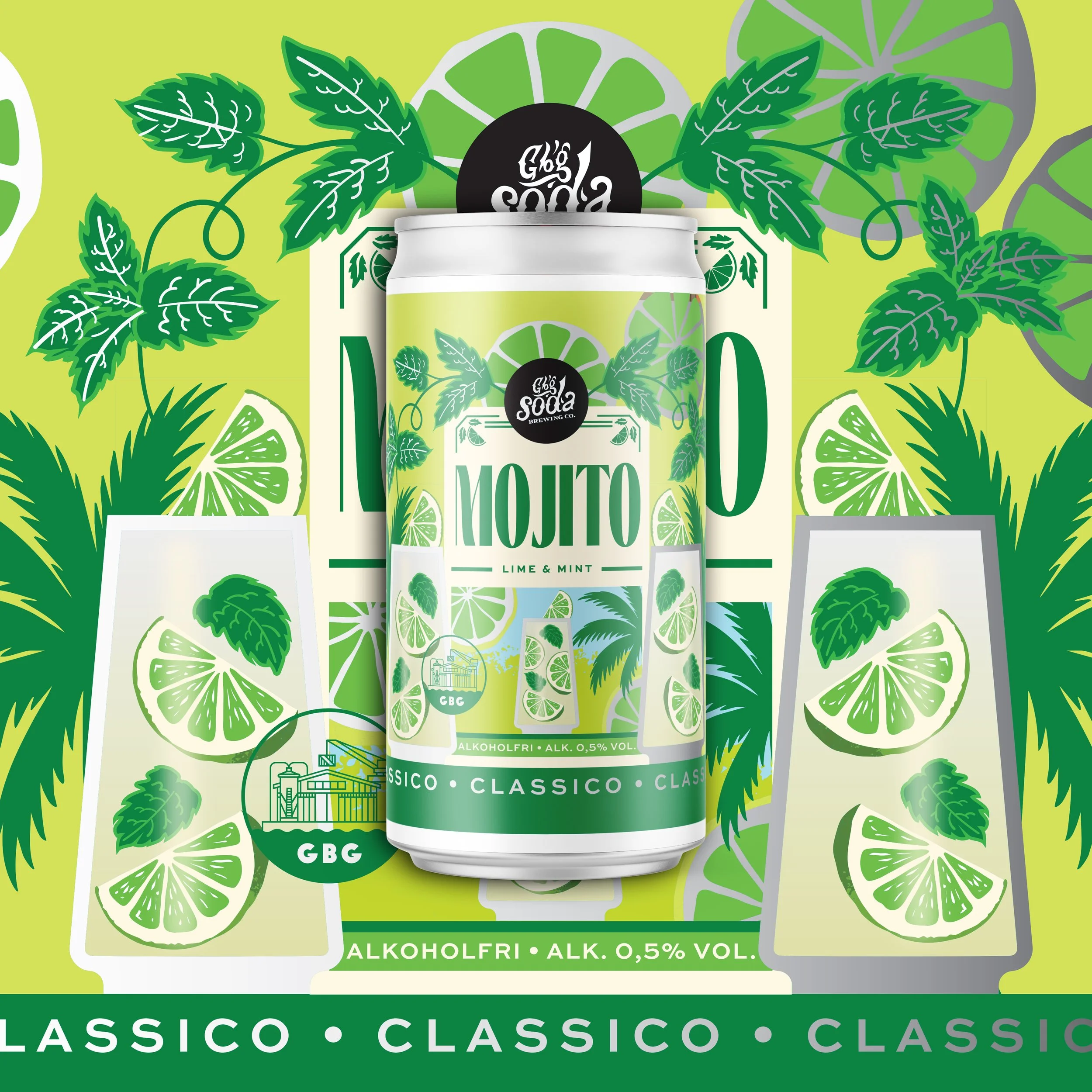 Mojito non-alcoholic
