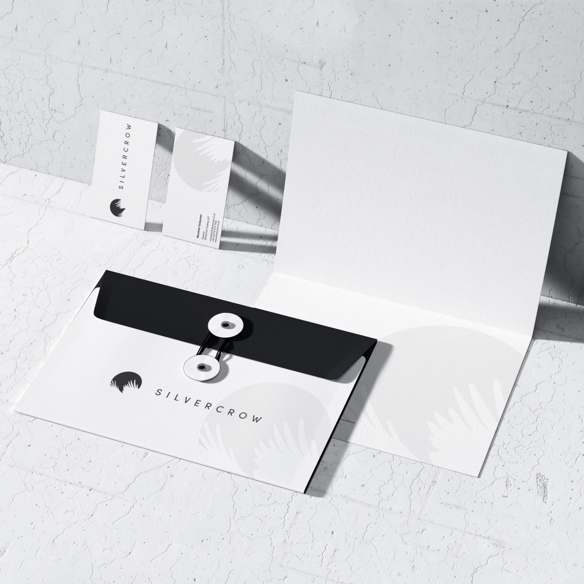 Silvercrow property development stationery