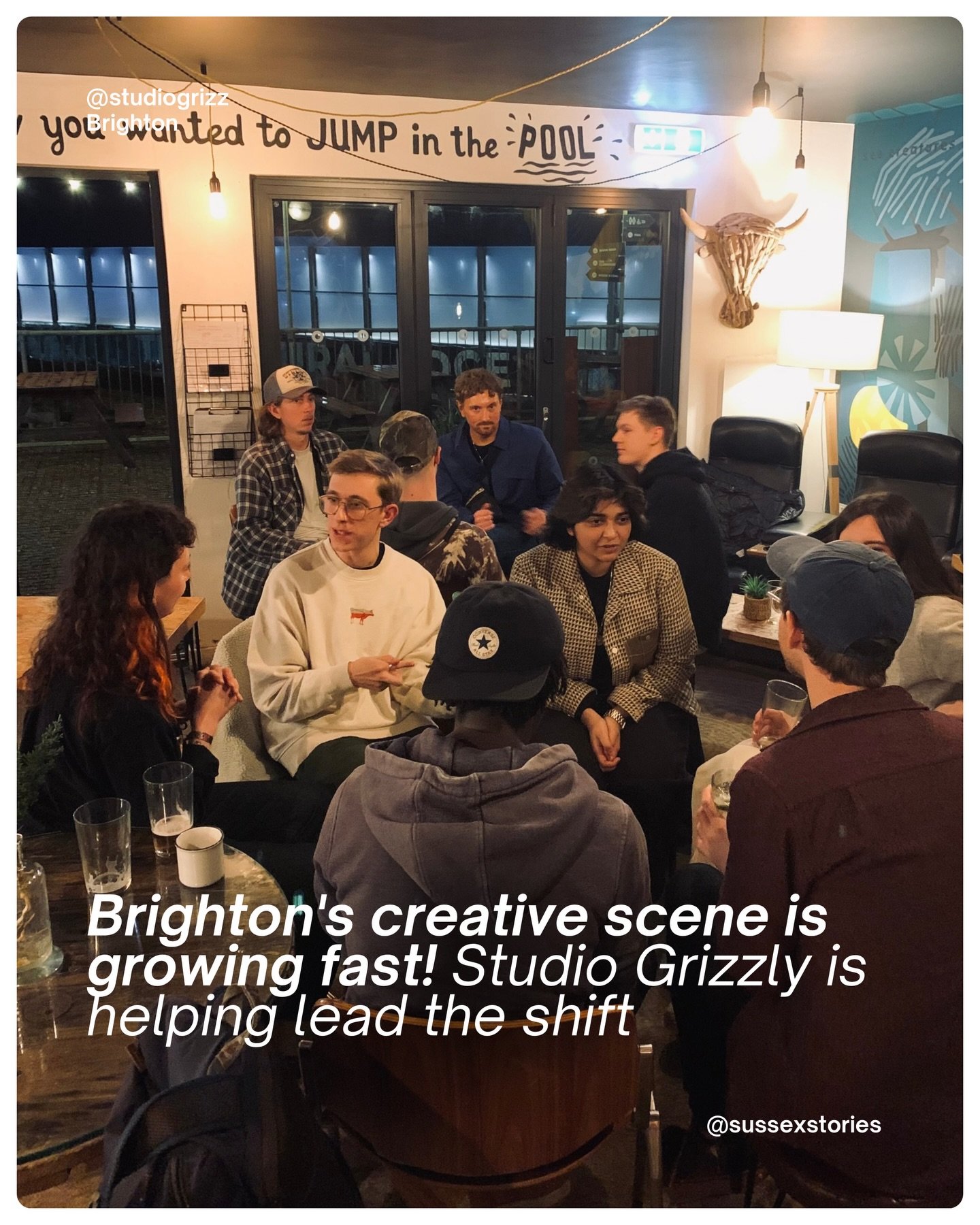 Brighton has long been creative - but it&rsquo;s increasingly becoming a serious alternative to London for creative work.

Studio Grizzly is part of that shift.

Operating as a collective, they connect designers, freelancers and specialists while bui