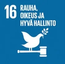 YK kestävän kehityksen tavoitteet ja vastuullisuus Elegian, 16 rauha, oikeus ja hyvä hallinto