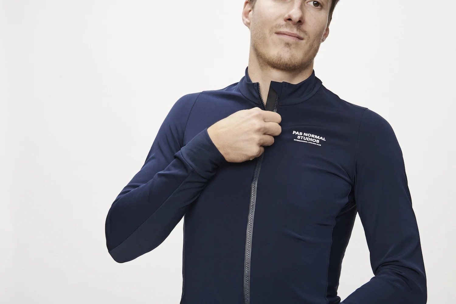 PAS NORMAL STUDIOS Mechanism Thermal Long Sleeve Jersey Navy Men 